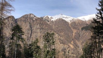 Vista Pizzo del Vescovo e il Monte Valgussera
