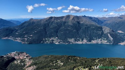 Panorama verso il lago di Como