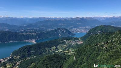 Vista verso il lago di Lugano