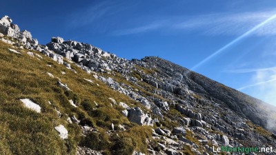 Sentiero verso la vetta
