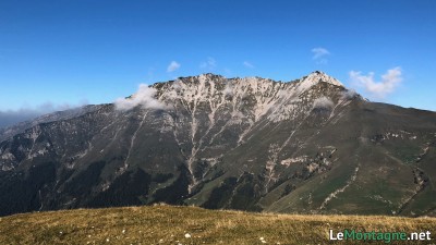 Panorama verso la cima di Menna