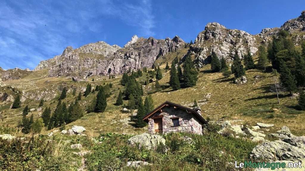 baita sul sentiero verso il Pizzo dei Tre Signori