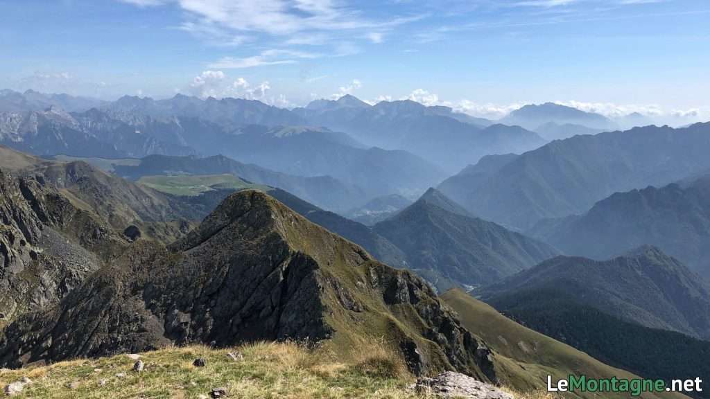 panorama sulle Orobie dal Pizzo dei Tre Signori