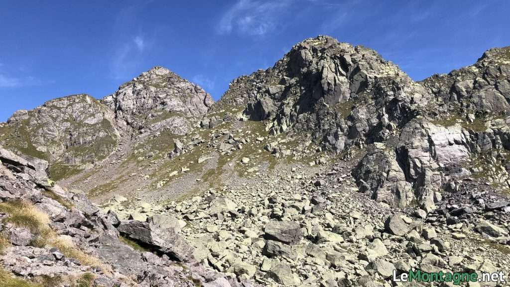 cresta rocciosa del Pizzo dei Tre Signori