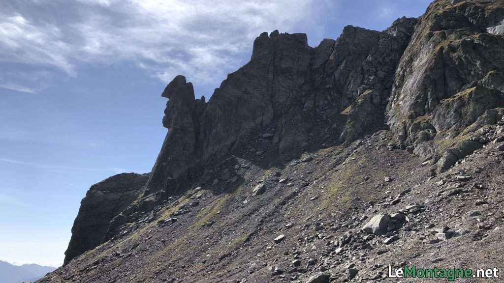 formazione rocciosa vicino alla bocchetta