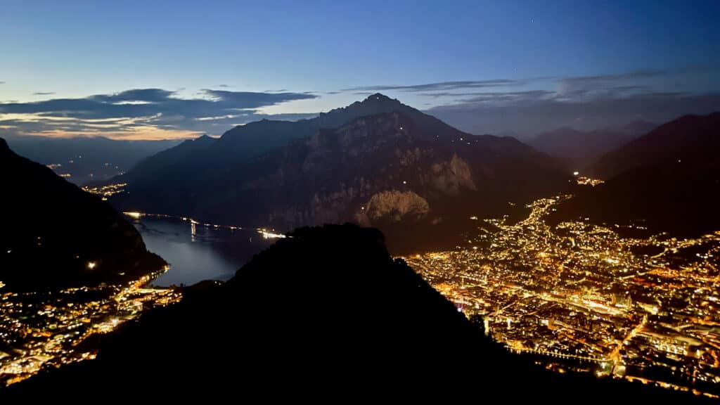 Monte barro tramonto