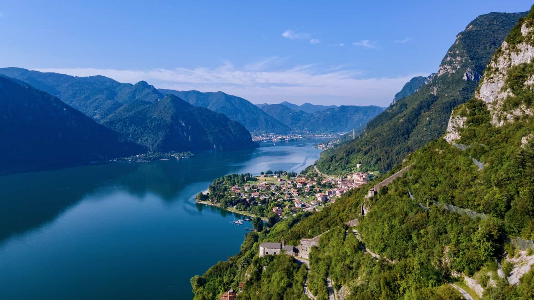 Lago d'Idro: Monte Censo e Rocca d'Anfo