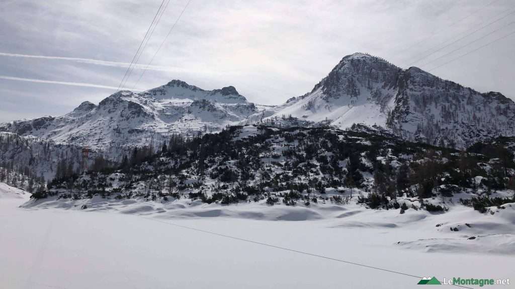 montagne innevate sopra Carona