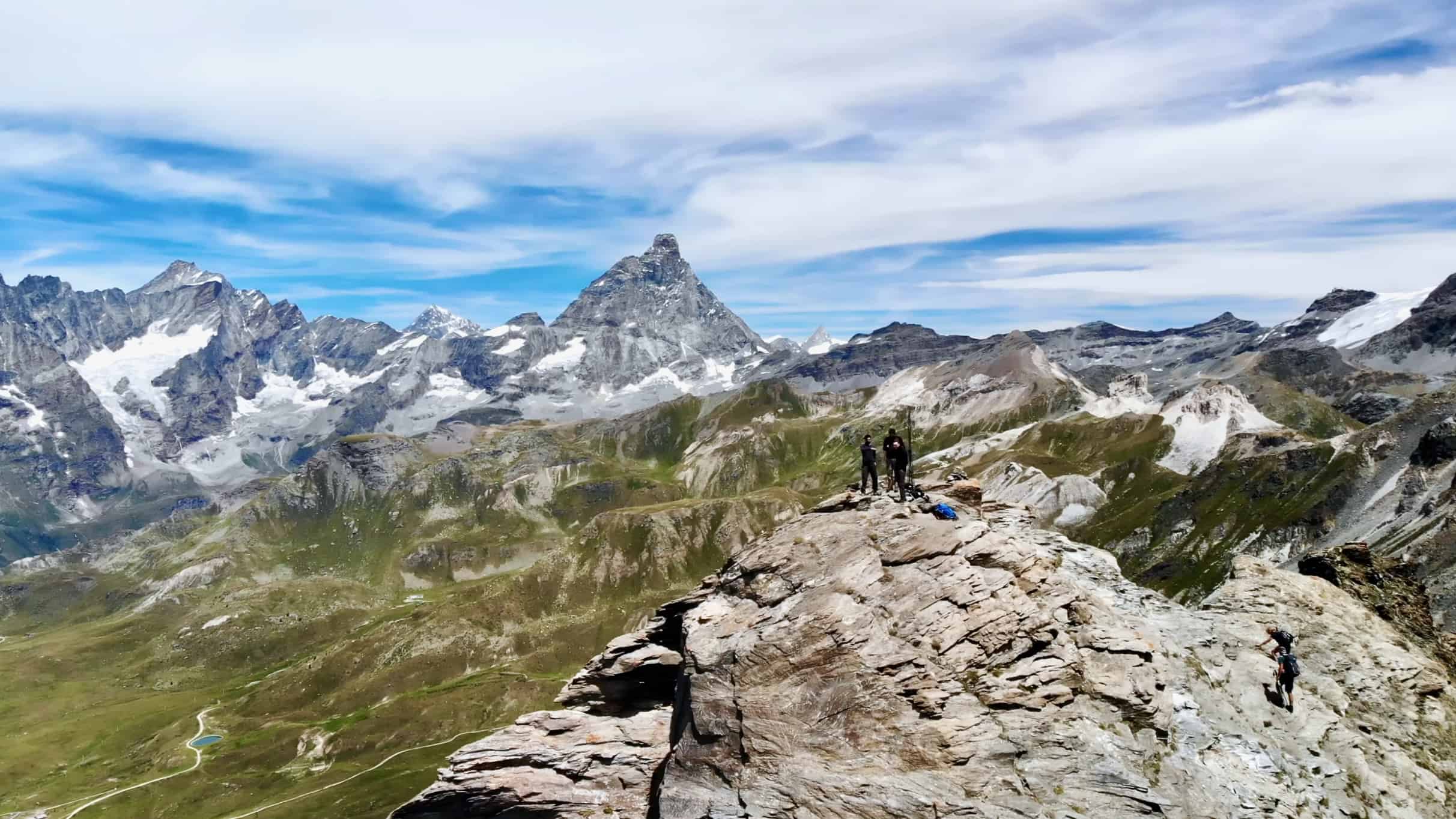 Valtournenche: Becca D'Aran (2.950 m.) al cospetto del Cervino