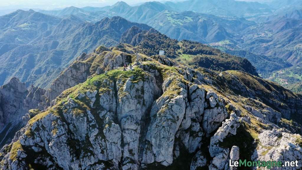 cresta rocciosa del Monte Alben