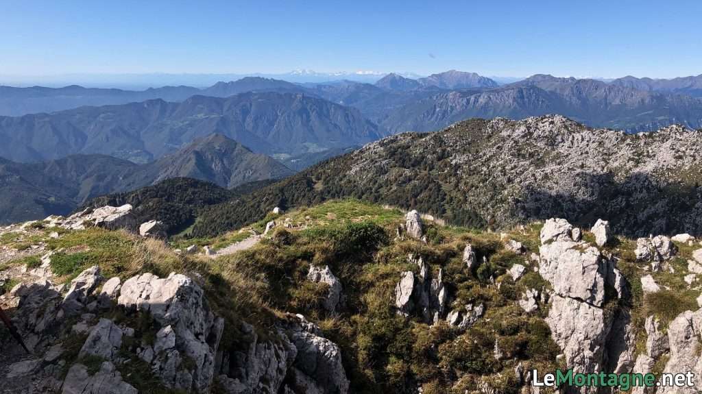 panorama sulle montagne del lecchese
