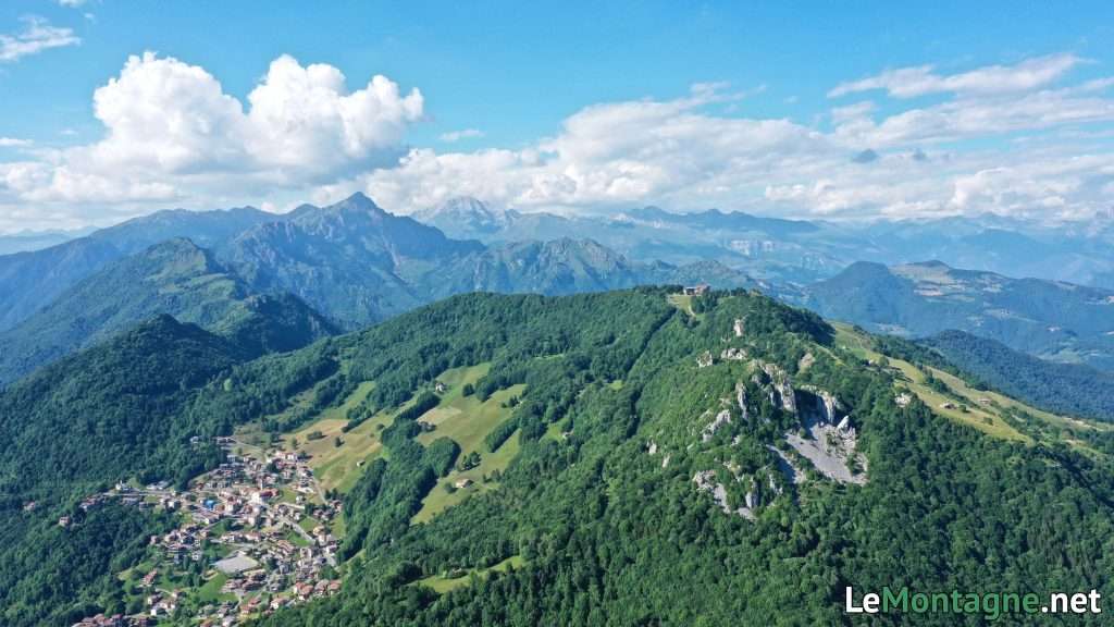 panorama da Selvino verso le Orobie