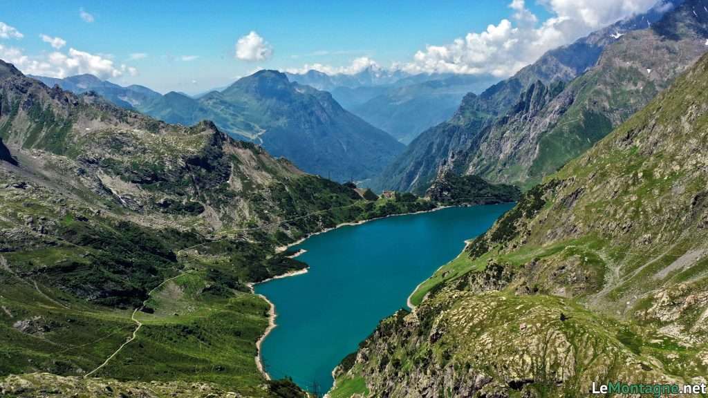 lago del Barbellino visto dall'alto