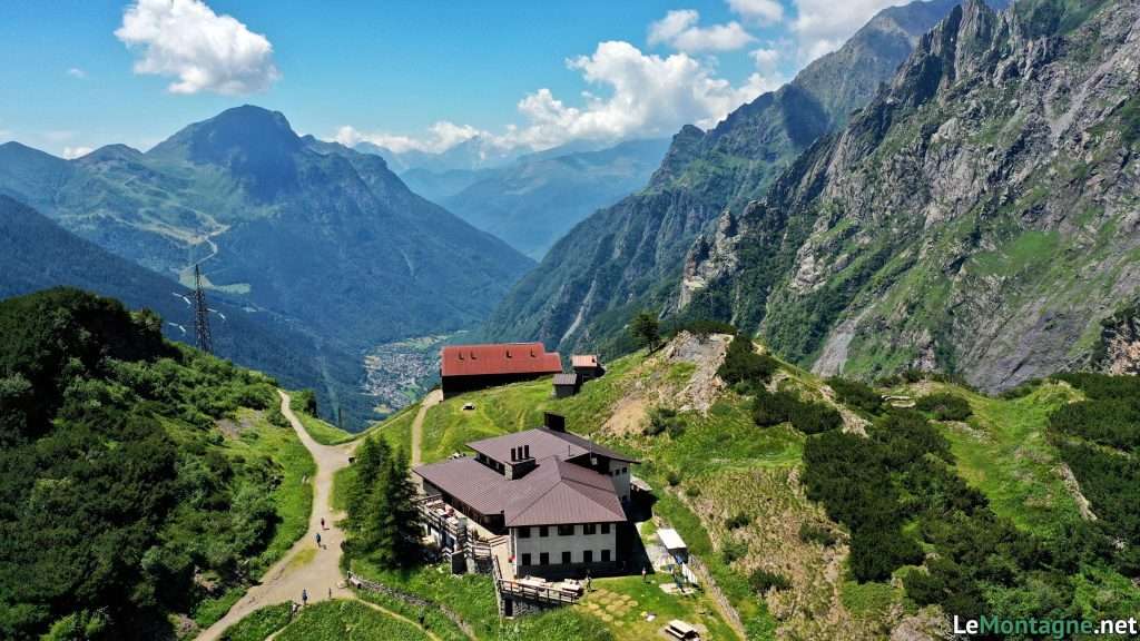rifugio Curò visto dall'alto