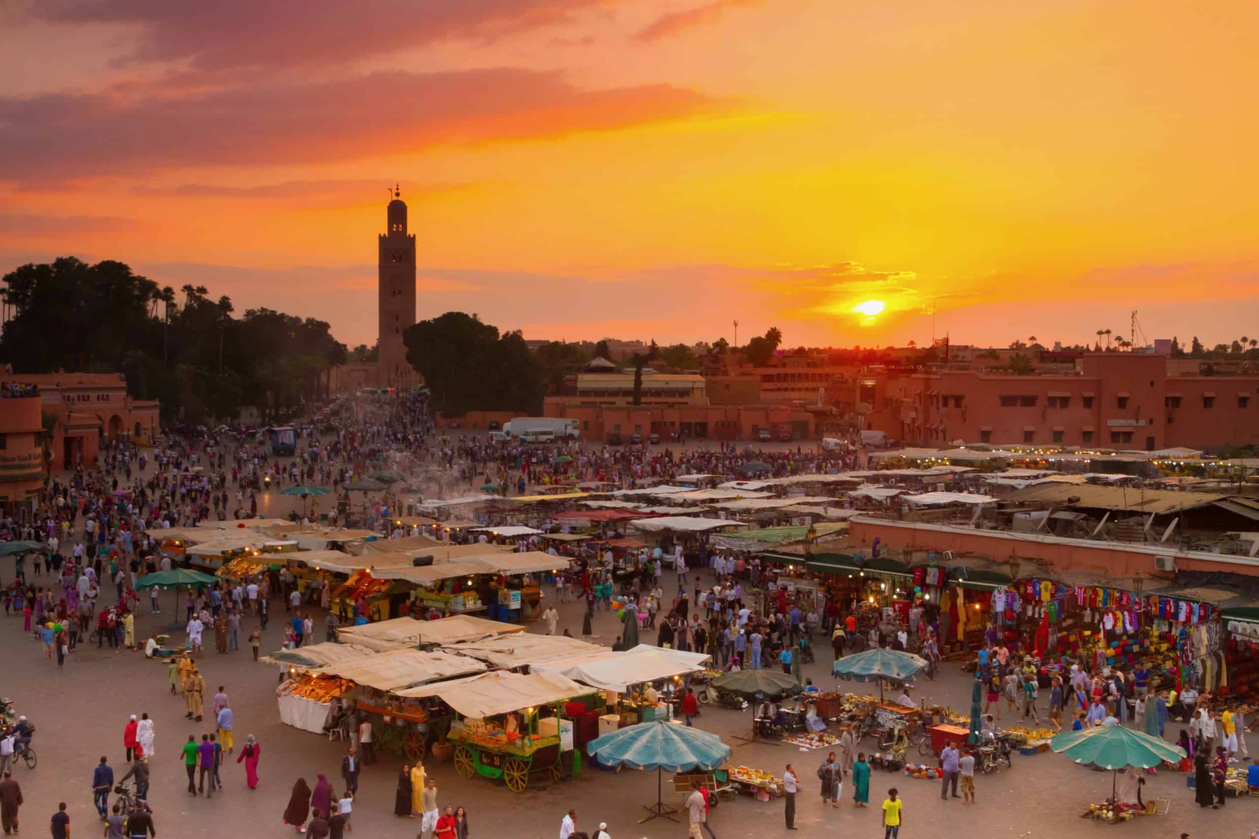 Jamaa el Fna, Marrakesh, Marocco.