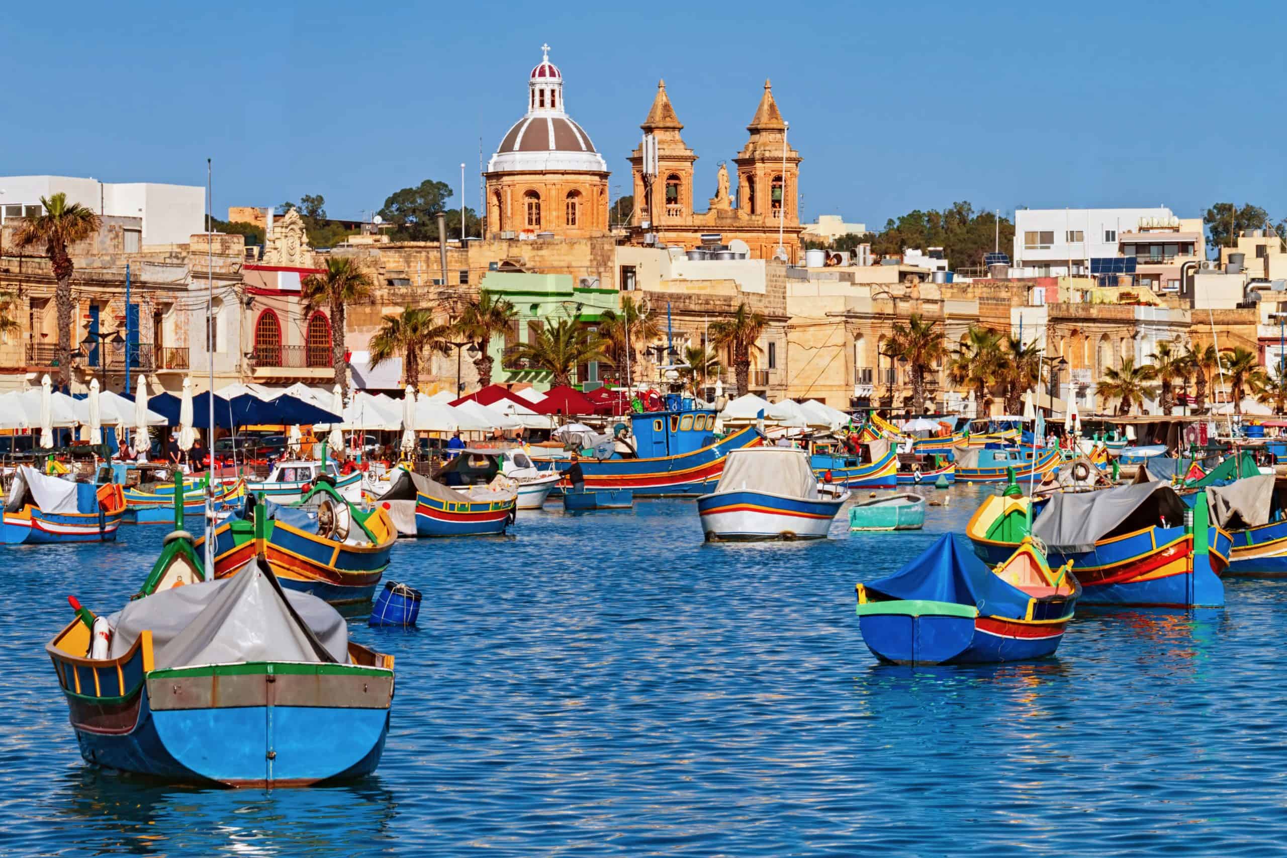 Marsaxlokk, il porto, Malta