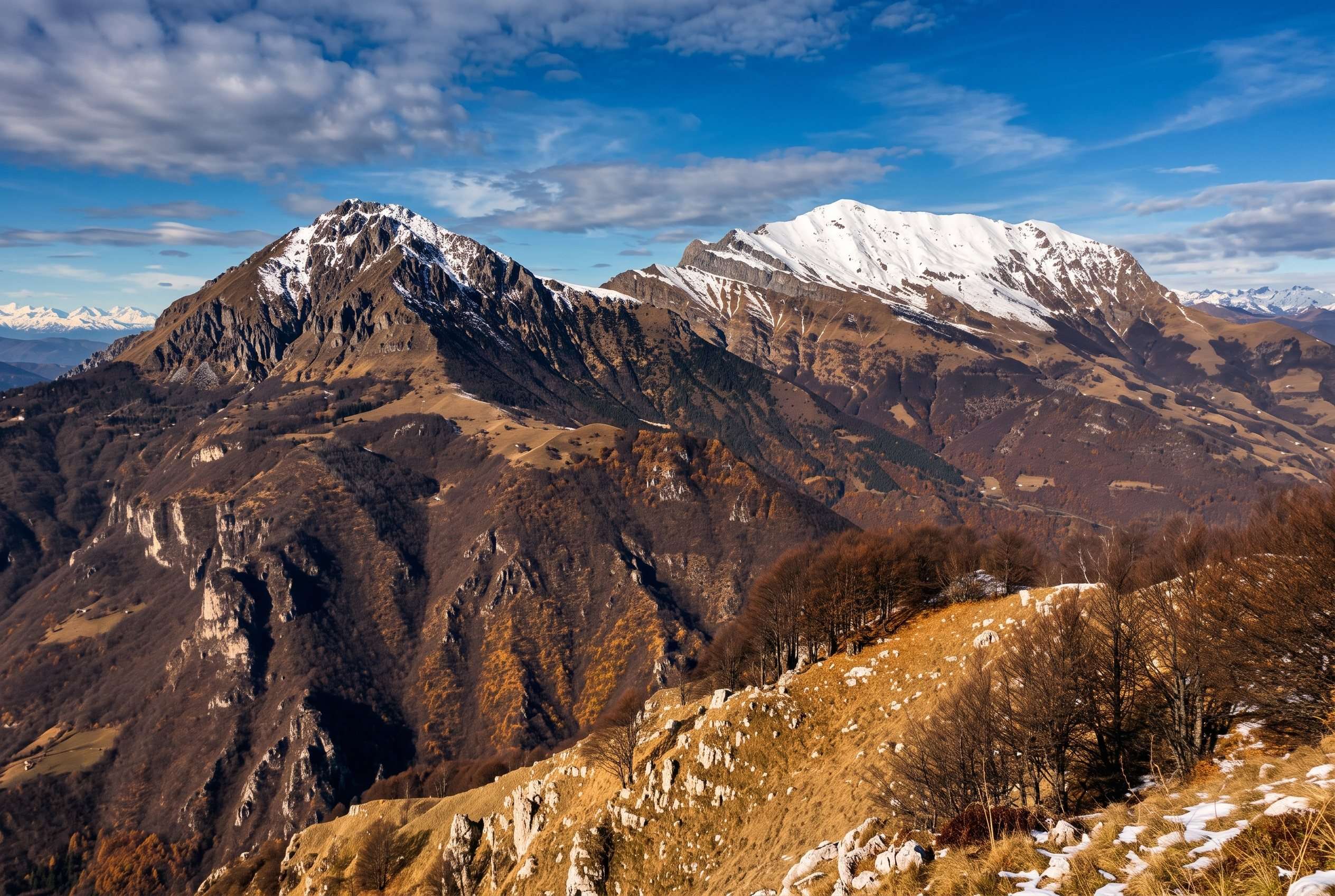 monte due mani - 4 Panorama sulle Grigne dal Monte Due Mani, sopra Ballabio
